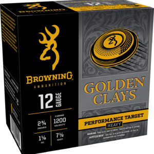 Browning Ammo BGC12M7 Golden Clays  12Gauge 2.75″ 1 1/8oz 7.5Shot 25 Per Box/10 Case