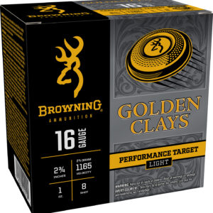 Browning Ammo BGC168 Golden Clays  16Gauge 2.75″ 1oz 8Shot 25 Per Box/10 Case