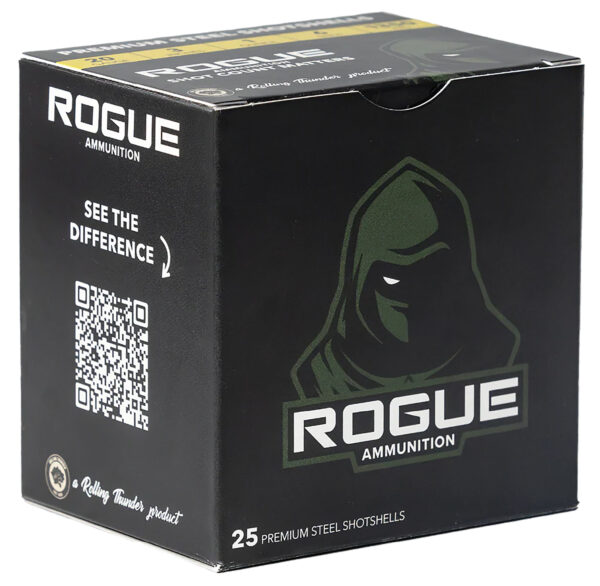 Rogue Ammunition RA-20-1-6S   20Gauge 3″ 1oz 6Shot 25 Per Box/10 Case
