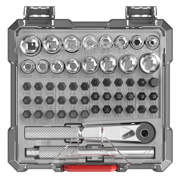 Real Avid X3 Driver 52-Piece Socket & Bit Set