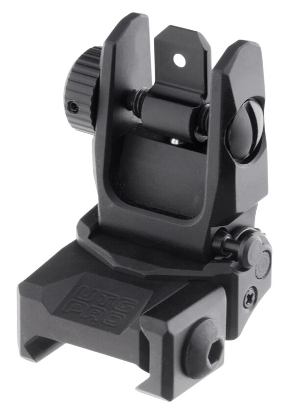 182992 Leapers TLURS55 Flip Up Rear Sight Picatinny/Weaver