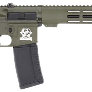 Great Lakes Firearms GL15223ODG AR-15  223 Wylde 30+1 16″ Black Nitride Threaded Barrel, OD Green Cerakote Aluminum Receiver w/Picatinny Rail, M-LOK Handguard, Black Polymer Stock, Mil-Spec Grip
