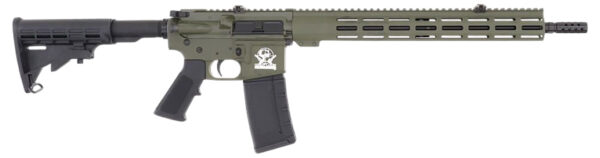 183059 Great Lakes Firearms GL15223ODG AR-15 223 Wylde 30+1 16″ Black Nitride Threaded Barrel, OD Green Cerakote Aluminum Receiver w/Picatinny Rail, M-LOK Handguard, Black Polymer Stock, Mil-Spec Grip
