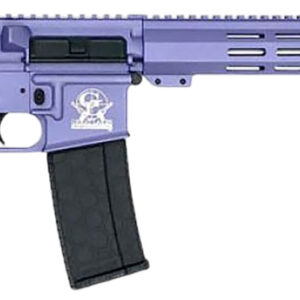 Great Lakes Firearms GL15223SSORC AR-15  223 Wylde 30+1 16″ Black Nitride Threaded Barrel, Wild Orchid Cerakote Aluminum Receiver w/Picatinny Rail, M-LOK Handguard, Black Polymer Stock, Mil-Spec Grip