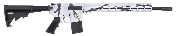 183061 Great Lakes Firearms GL15223PSNO AR-15 223 Wylde 30+1 16″ Black Nitride Threaded Barrel, Pursuit Snow Cerakote Aluminum Receiver w/Picatinny Rail, M-LOK Handguard, Black Polymer Stock, Mil-Spec Grip