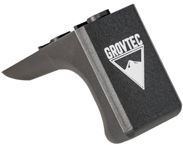 183146 GrovTec G-Stop Reversible Hand Stop — Black Anodized
