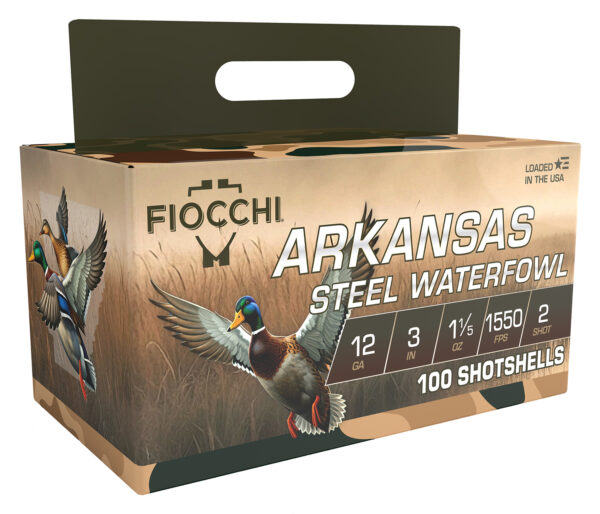 Fiocchi 123ADS2   12Gauge 3″ 1 1/5oz 2Shot 100 Per Box/2 Case