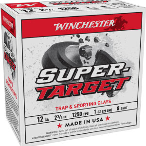 Winchester Super Target 12 GA 2-3/4 in 1 oz #8 25/Box