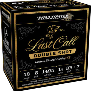 Winchester Last Call Double Shot 12GA 3″ 1-1/4oz BB & #7 TSS
