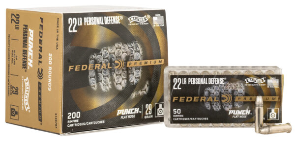 184000 Walther Arms PD22L1 Punch 22LR Flat Nose 200 Per Box/10 Case