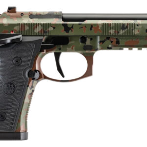 Beretta 92XI SAO FS 9MM 4.7″ Flecktarn Camo, 10rd