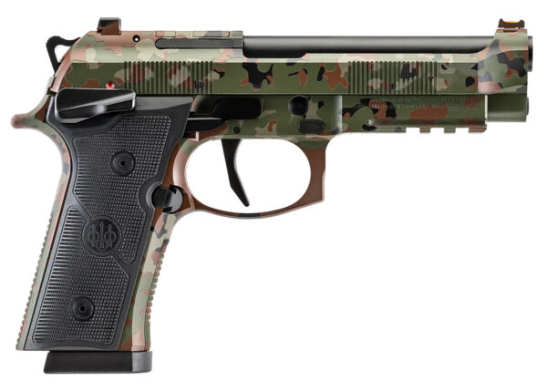 184179 Beretta 92XI SAO FS 9MM 4.7″ Flecktarn Camo, 10rd