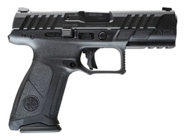 184191 Beretta APX-A1 Full Size 9mm 4.25in Black Fiber Optic