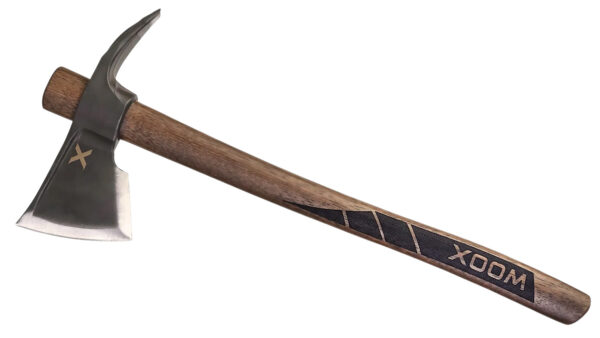 184265 Woox BU.AXE050.01 Solo 8.50″ Convex Carbon Steel Blade Brown/Black Appalachian Hickory Handle 19″ OAL