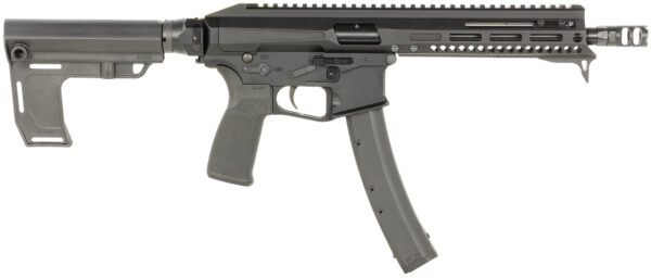 184268 Patriot Ordnance Factory 2125 Phoenix 9mm Luger 35+1 8″ Black Anodized