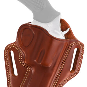 Galco CM192 Combat Master Belt Holster OWB Tan Steerhide Fits S&W L Frame M686 3″ Right Hand