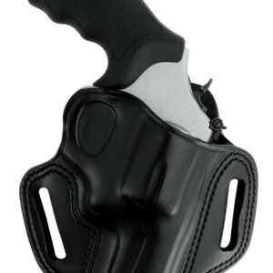 Galco CM192B Combat Master Belt Holster OWB Black Steerhide Fits S&W L Frame M686 3″ Right Hand