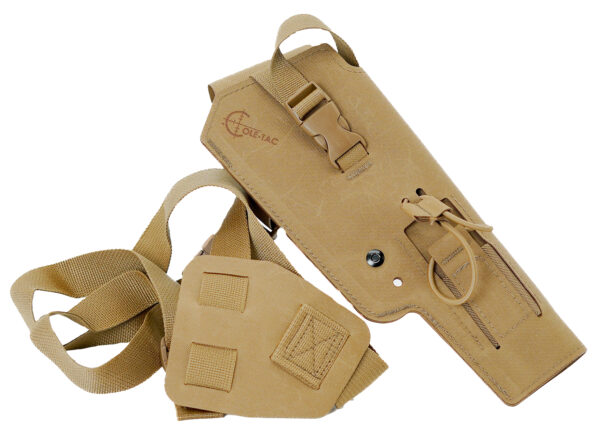 185091 Cole-tac VW212 Varmint Wrangler Pistol Holder Coyote Brown Left Hand