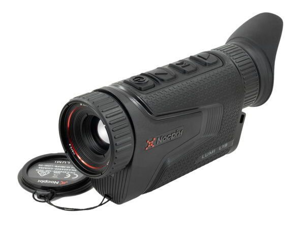 185327 Nocpix LUMI-L19 Lumi L19 Thermal Monocular Black 2x13mm, 384×288 12 Microns 50 Hz Resolution, Zoom Digital 4x