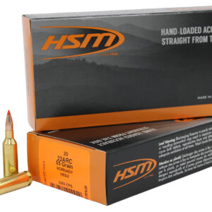 HSM .22 ARC 55gr V-MAX 20rd Box