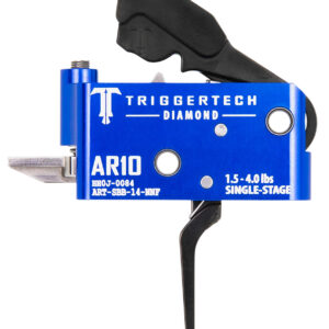 185495 TriggerTech ARTSAB14NNF Diamond Black Straight Flat Fits AR-10