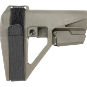 185580 SB Tactical SBA5 5-Position Adjustable Brace OD Green