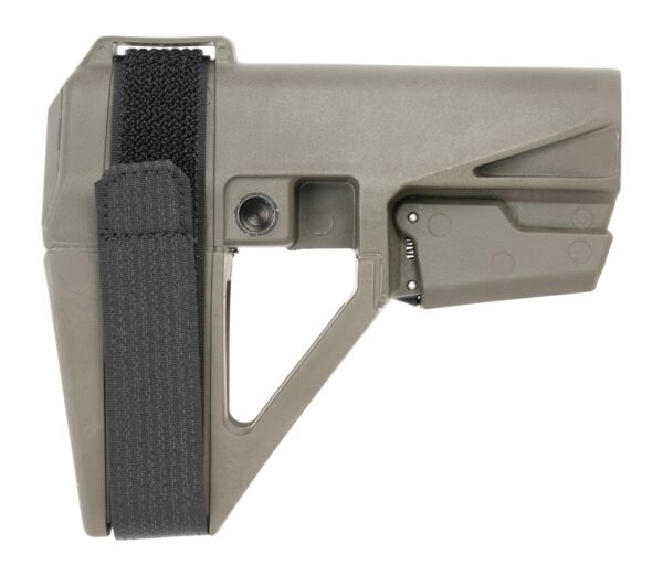 185580 SB Tactical SBA5 5-Position Adjustable Brace OD Green