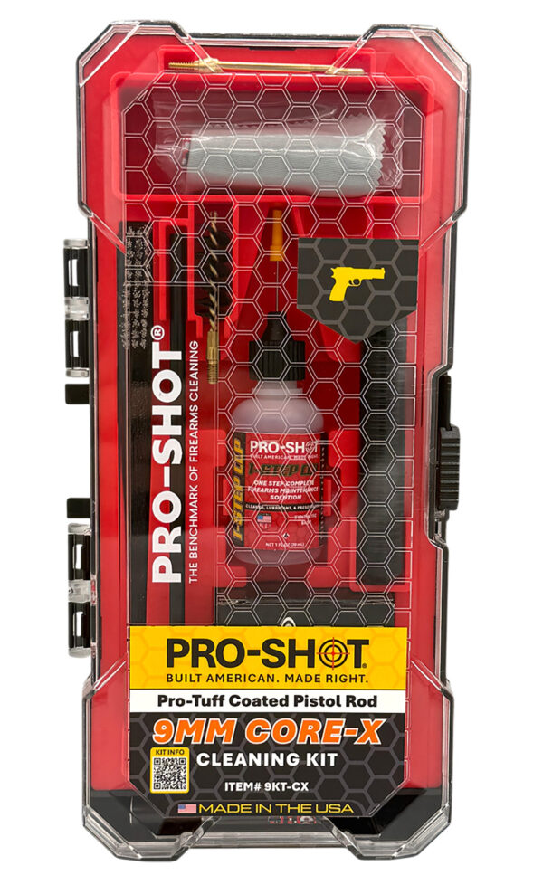 185585 PROSHOT 9KT-CX CORE CLEANING KIT 9MM