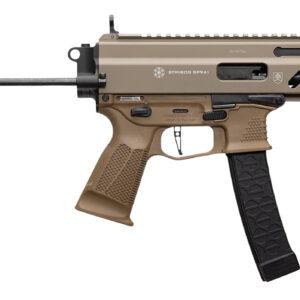 Grand Power Stribog SP9A1 9mm Sub Pistol Tailhook Brace FDE