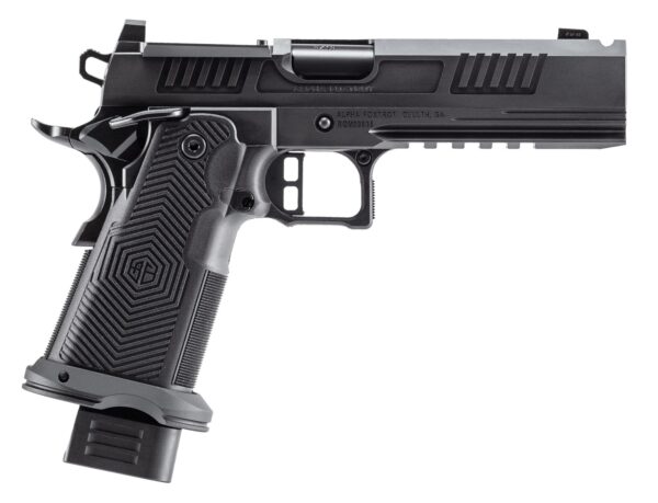 185662 Alpha Foxtrot AF1911-Romulus 9mm 5-inch Ported DLC Black