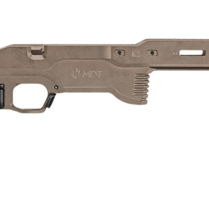 Mdt Sporting Goods Inc 116079FDE ACC Premier Gen2 Chassis Cerakote FDE Aluminum Fits Ruger American Rimfire 34.40″ OAL