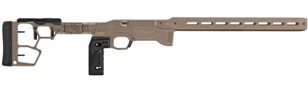 185758 Mdt Sporting Goods Inc 114882FDE ACC Premier Gen2 Chassis System Cerakote Flat Dark Earth Aluminum Fits Ruger American Rimfire Right Hand