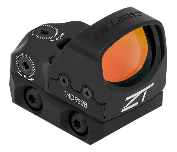 186045 Zero Tech Optics THDRS28L Thrive HD w/Low Mount Black 1x28mmx20mm, 3 MOA Red Dot Reticle Picatinny Rail/RMR Footprint Mount