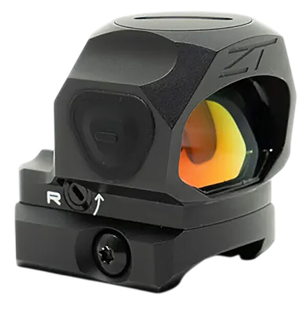 186047 Zero Tech Optics TRAE28 Trace H.A.L.O Black 1x28mmx20mm 3 MOA Red Dot Reticle, Picatinny Rail/RMSc Footprint Mount