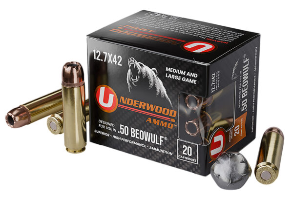 Underwood 50 Beowulf 350gr XTP JHP 20rd Box