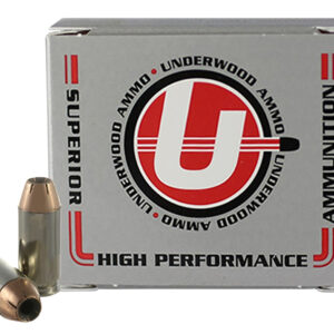 Underwood 460 Rowland JHP 20rd – Nickel-Plated Brass