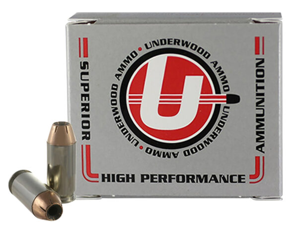 186107 Underwood 460 Rowland JHP 20rd – Nickel-Plated Brass