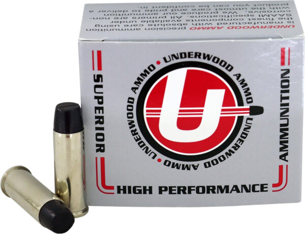 186116 Underwood Ammo 44 Rem Mag 305gr LFN Gas Check 20rd Box