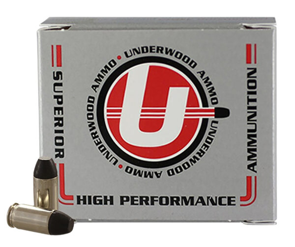 186120 Underwood Ammo 730 380ACP 100gr Hard Cast Flat Nose 20 Per Box/10 Case