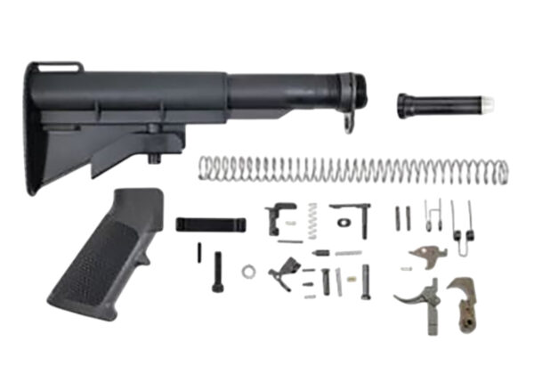 186213 DPMS Panther Arms CAR-15 Lower Build Kit – A2 Grip, Fiberlite