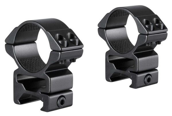 186342 Hawke Sport Optics 22117 Match Mount Matte Black Anodized Aluminum 30mm Tube, High Weaver
