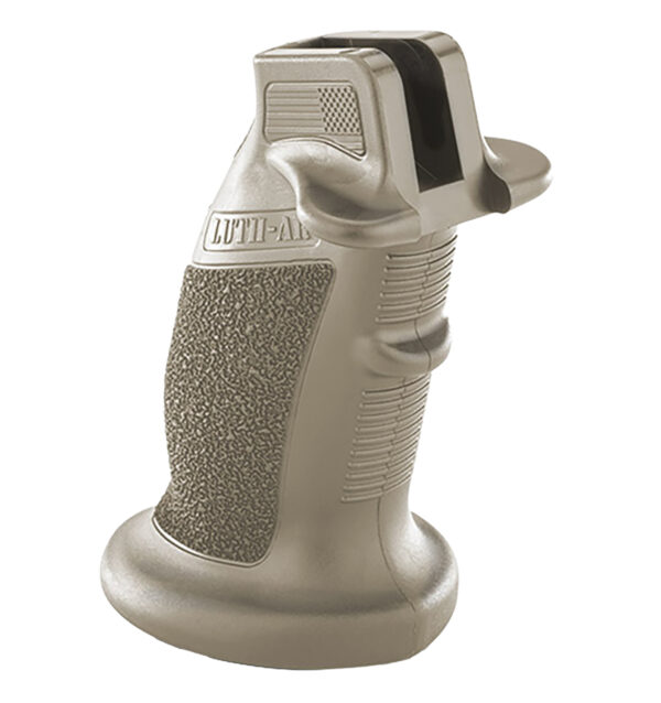 186468 Luth-ar PG-WG-FDE Wing Pistol Grip Flat Dark Earth Thermoplastic Fits AR-15