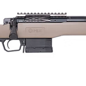 Cnc Firearms CNCFX722CM Faxon FX7 22 Creedmoor 5+1 16″ Black Spiral Fluted Threaded Barrel, Black Receiver w/Picatinny Rail, MDT Flat Dark Earth Polymer Stock