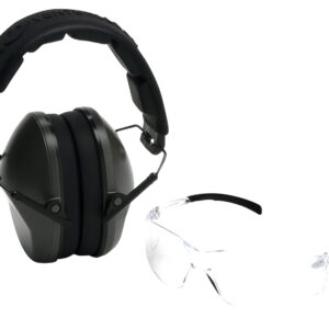 Pyramex VGCOMBO310 Low-Profile Combo Kit — Clear/24 dB