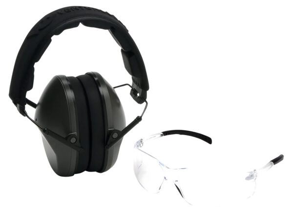 186921 Pyramex VGCOMBO310 Low-Profile Combo Kit — Clear/24 dB
