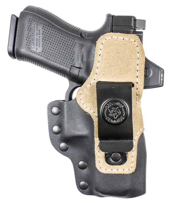 186981 DeSantis Gunhide 230KJ1LZ0 Hyeye IWB Black Kydex Compatible w/ Glock 19/23/32/45/19x/19 Gen 5 Ambidextrous