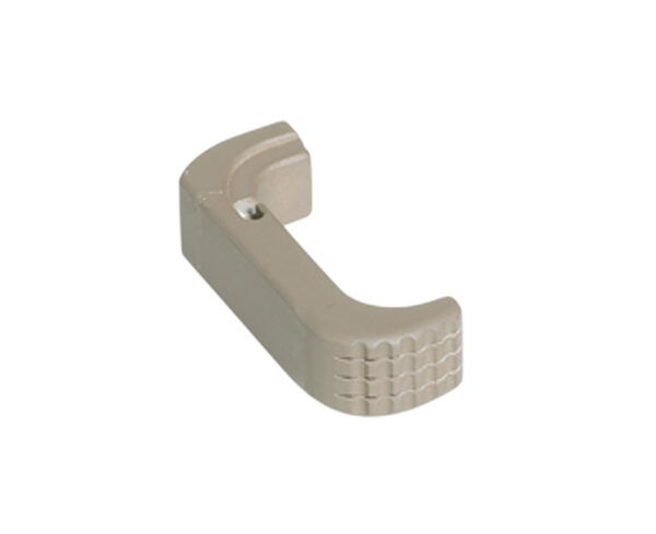 187019 Timber Creek Outdoors GLEMRFDE Glock 17/19 Extended Magazine Release Anodized Flat Dark Earth Aluminum