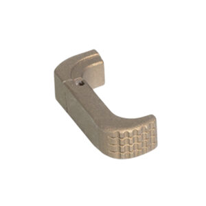 187024 Timber Creek Outdoors GL43XEMRBB Glock 43X Extended Magazine Release Anodized Burnt Bronze Aluminum