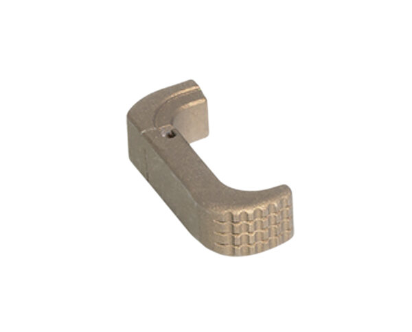 187024 Timber Creek Outdoors GL43XEMRBB Glock 43X Extended Magazine Release Anodized Burnt Bronze Aluminum