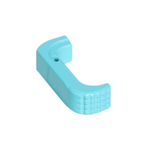 187029 Timber Creek Outdoors GL43XEMRRE Glock 43X Extended Magazine Release Anodized Robin’s Egg Blue Aluminum